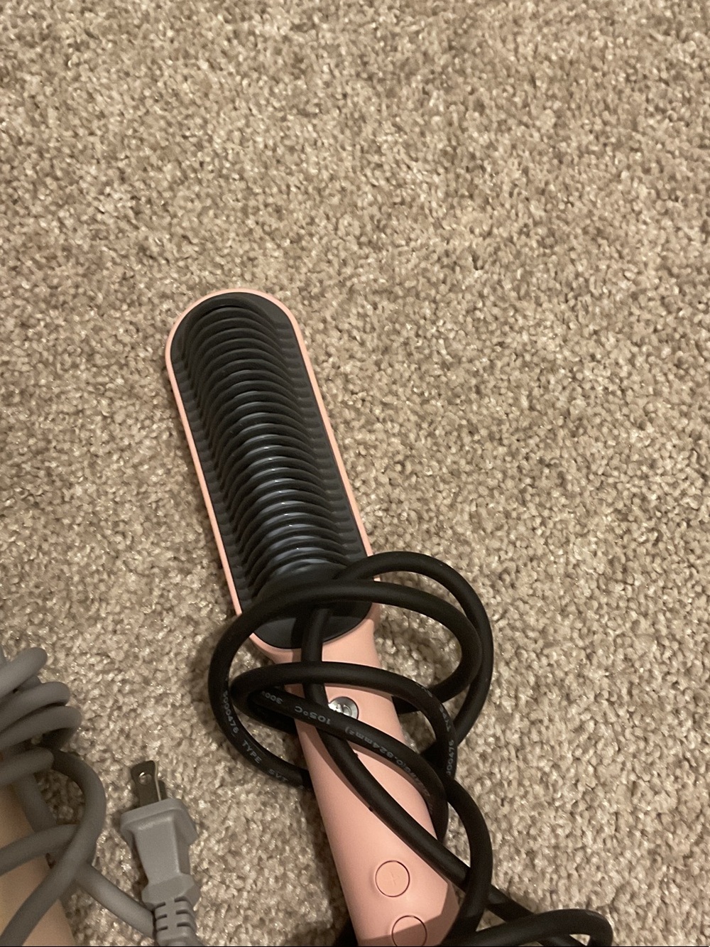2 Tymo Color Pink & Champagne Hair straightener /curling Iron - Picture 2 of 3
